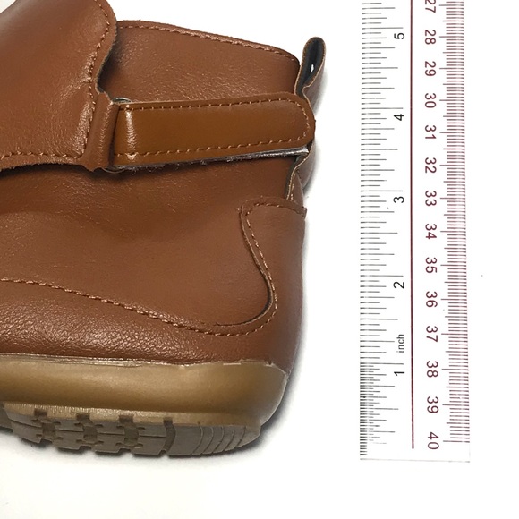 New Camel Tan Velcro Ankle Booties - Picture 6 of 8